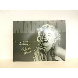 Vintage Collector Tin Signs of  Marilyn Monroe Definitely TSN # 1532 Embossed